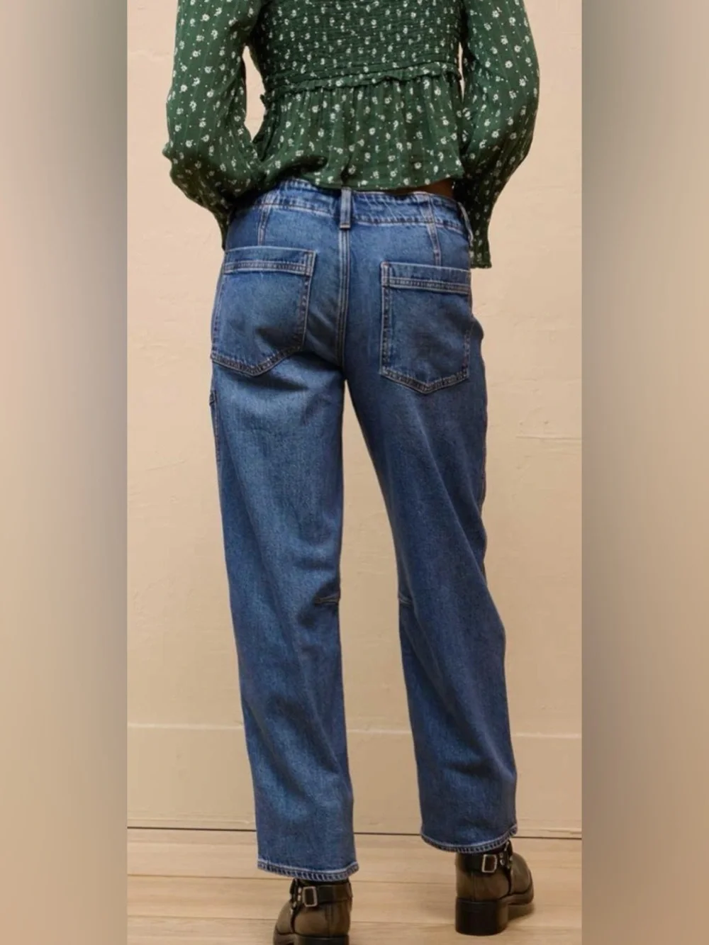 American Eagle Stretch Barrel Jeans in Indigo Abyss - Picture 2 of 15